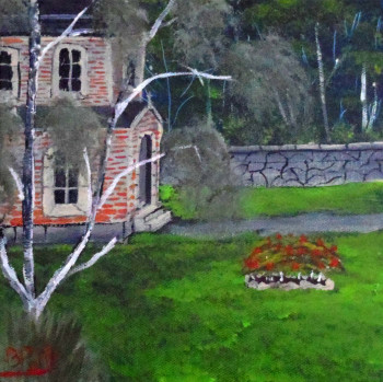 Obra contemporánea nombrada « Maison bourgeoise », Hecho por BENJAMIN PETIT