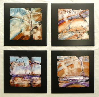 Obra contemporánea nombrada « petits formats 20x20cm », Hecho por LAURELLE BESSE