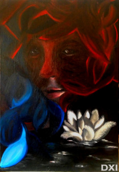 Obra contemporánea nombrada « Medusa », Hecho por DXI