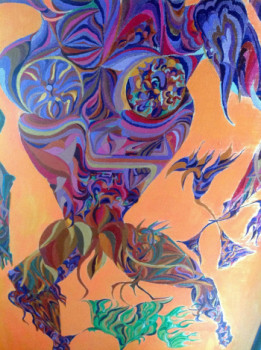 Obra contemporánea nombrada « harmonie 1 », Hecho por JAMET MARINE