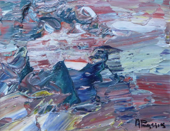 Obra contemporánea nombrada « APPARITION », Hecho por MONIQUE PAGES (1944-2014)