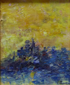 Obra contemporánea nombrada « Instants Précieux », Hecho por MONIQUE PAGES (1944-2014)