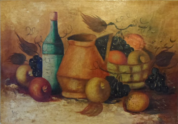 Obra contemporánea nombrada « Fruits d'Automne », Hecho por JACKY MONKA
