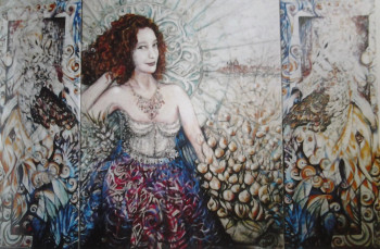 Obra contemporánea nombrada « stellinka 1 », Hecho por FARRUGIA