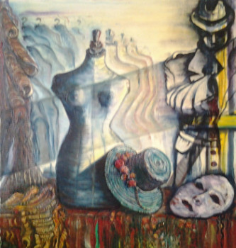 Obra contemporánea nombrada « intrusion », Hecho por FARRUGIA