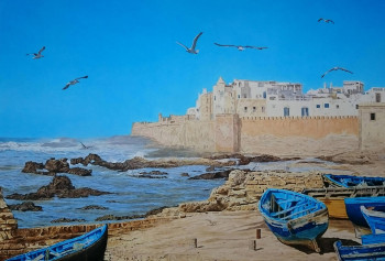 Obra contemporánea nombrada « Essaouira », Hecho por MARCO RE