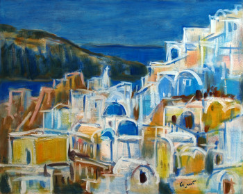 Oia, les couleurs de Santorin En el sitio ARTactif