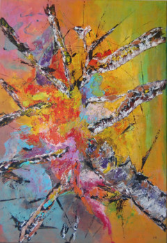 Obra contemporánea nombrada « Imagination », Hecho por CHANTAL GM