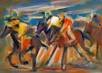 Course de chevaux - 1995 En el sitio ARTactif