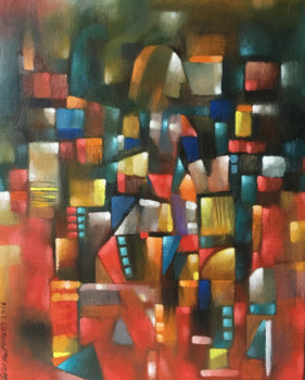 Obra contemporánea nombrada « 3 », Hecho por SAMIRAN BORUAH