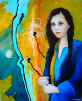 Obra contemporánea nombrada « MELUSINE », Hecho por BARON