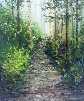 Obra contemporánea nombrada « La force de la nature », Hecho por SYLVIE ACTIS BARONE