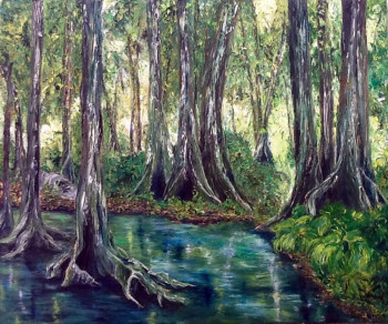 Obra contemporánea nombrada « Equilibre et silence », Hecho por SYLVIE ACTIS BARONE