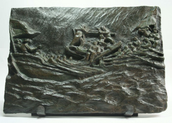 Obra contemporánea nombrada « Bas-relief "Joutes agathoises" », Hecho por MAXENCE GERARD