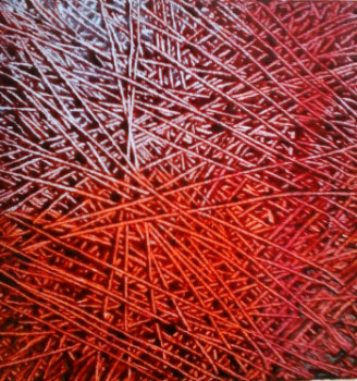 Obra contemporánea nombrada « CORDON ROUGE », Hecho por MIREILLE MAURY