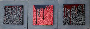 Obra contemporánea nombrada « CORDONS MALADROITS », Hecho por MIREILLE MAURY