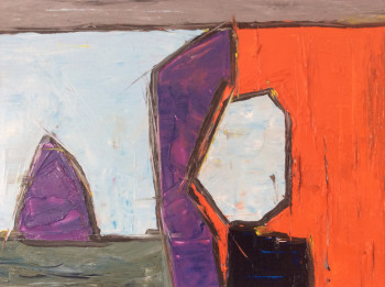 Obra contemporánea nombrada « FALAISES D'ETRETAT », Hecho por ZAëL