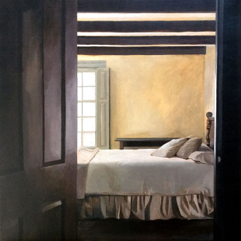 Obra contemporánea nombrada « Intérieur N°44 », Hecho por PATRICE LANNOY