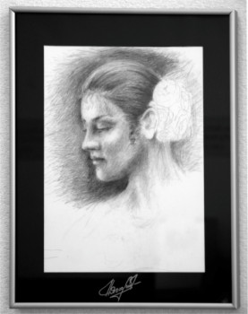 Obra contemporánea nombrada « Danseuse », Hecho por YAGODKIN IGOR