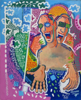 Obra contemporánea nombrada « ILS SONT GAIS », Hecho por VINCENT ARCACHE