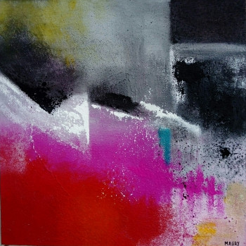 Obra contemporánea nombrada « RENDEZ VOUS », Hecho por MIREILLE MAURY