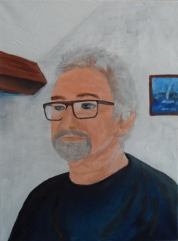Obra contemporánea nombrada « auto portrait », Hecho por JACKY MONKA