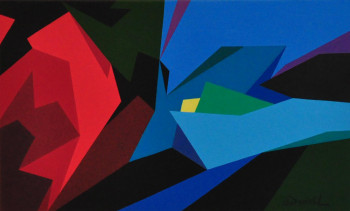Obra contemporánea nombrada « Sérénité », Hecho por DANIELL