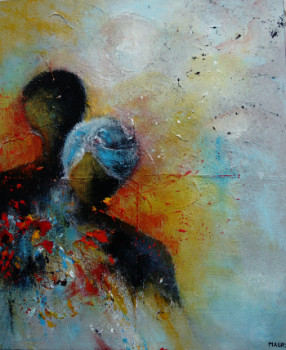 Obra contemporánea nombrada « FEVRIER », Hecho por MIREILLE MAURY