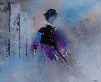 Obra contemporánea nombrada « MISS URBAINE », Hecho por MIREILLE MAURY