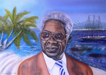 Obra contemporánea nombrada « A Aimé CESAIRE », Hecho por ABERNARDO