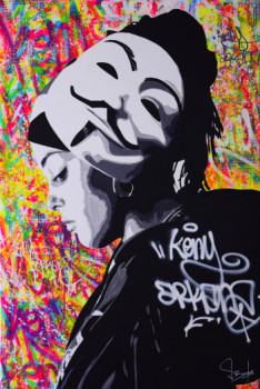 Obra contemporánea nombrada « KENY ARKANA », Hecho por VINCENT BARDOU