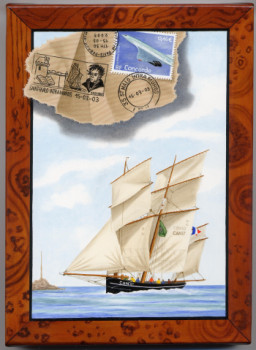 Obra contemporánea nombrada « Voyages », Hecho por EVELYNE PARIS-DEBRUN
