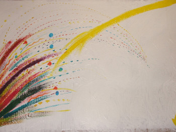 Obra contemporánea nombrada « quand tout fut mort tout est naissance », Hecho por LUCIA RAINBOW