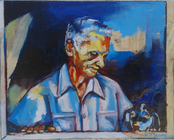 Obra contemporánea nombrada « Mon meilleur ami », Hecho por PHILOU