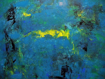 Obra contemporánea nombrada « Abstrait 3194 », Hecho por REZA BANISADRE