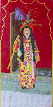 Obra contemporánea nombrada « Vieux chinois », Hecho por CAPITAINE52