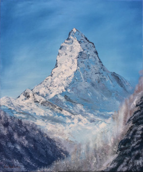 Obra contemporánea nombrada « Mont Cervin (Matterhorn)  », Hecho por NINO PONDITERRA