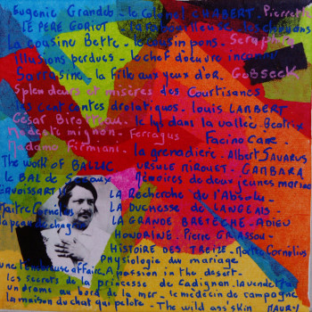 Obra contemporánea nombrada « HONORE DE BALZAC », Hecho por MIREILLE MAURY