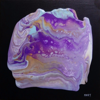 Obra contemporánea nombrada « AMETHYSTE », Hecho por MIREILLE MAURY