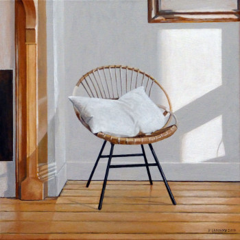 Obra contemporánea nombrada « Intérieur N°55 », Hecho por PATRICE LANNOY