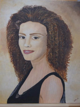 Obra contemporánea nombrada « Portait d'une Femme 1 », Hecho por BOUTIN