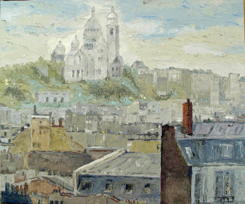 Obra contemporánea nombrada « 24  De Beaubourg à Montmartre », Hecho por CHRISTIAN RENARD