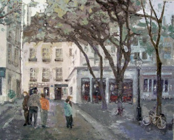 Obra contemporánea nombrada « 62 Flanerie. Place du marché St Catherine », Hecho por CHRISTIAN RENARD