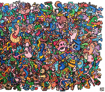 Obra contemporánea nombrada « sponaplotumassi », Hecho por FROB