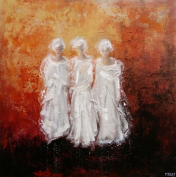 Obra contemporánea nombrada « TROIS SOEURS 1 », Hecho por MIREILLE MAURY