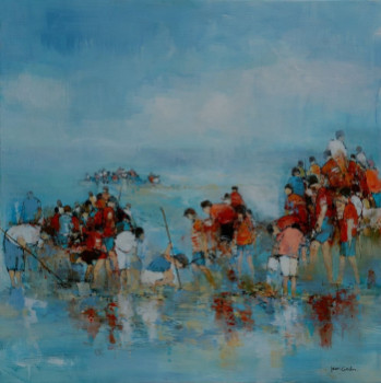 Obra contemporánea nombrada « Equinoxe », Hecho por JEAN GODIN
