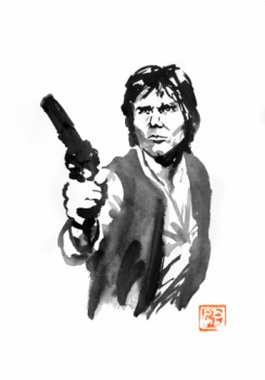 Obra contemporánea nombrada « han solo », Hecho por PECHANE SUMIE