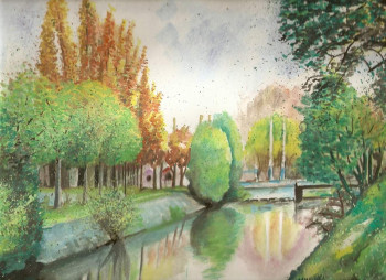 Obra contemporánea nombrada « canal, France 2 », Hecho por MANSOURI