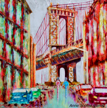 Obra contemporánea nombrada « Avenir ... Thème coeur de Ville 3 », Hecho por ANNE SOPHIE VIEREN
