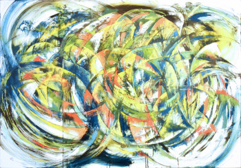 Obra contemporánea nombrada « Circonvolution », Hecho por GENEVIèVE NORMAND